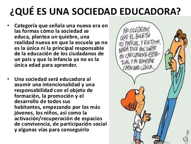 Sociedad educadora