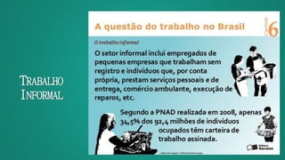 TRABALHO
INFORMAL
 