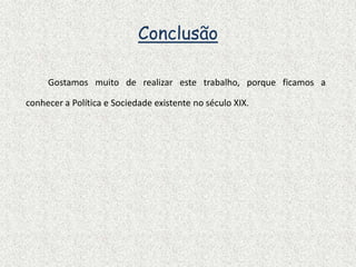 Perdeu cargos para a burguesia que os substituiu.CleroPerdeu importância e regalias;