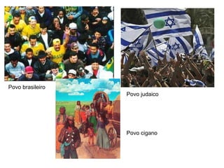 Povo brasileiro Povo judaico Povo cigano 