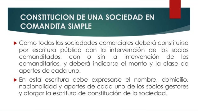 Sociedad en Comandita Simple en Guatemala