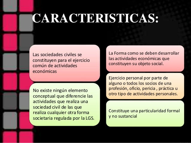 ¿Cómo se abrevia una sociedad civil?