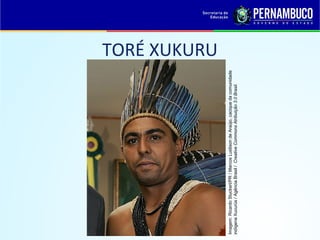 TORÉ XUKURU




Imagem: Ricardo Stuckert/PR / Marcos Luidison de Araújo, cacique da comunidade
indígena Xucurús / Agência Brasil / Creative Commons Atribuição 3.0 Brasil.
 