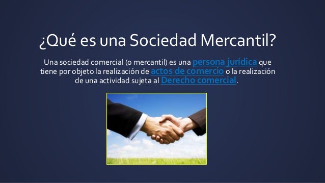 SOCIEDADES MERCANTILES