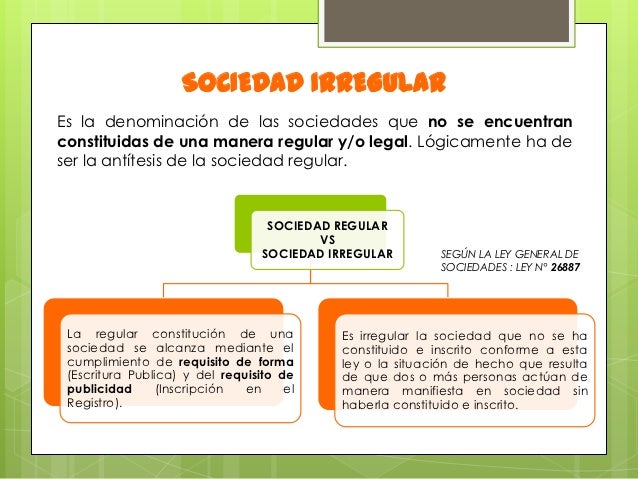 Sociedad irregular