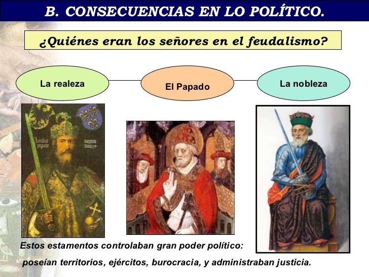 Sociedad medieval y consecuencias del feudalismo clase 9