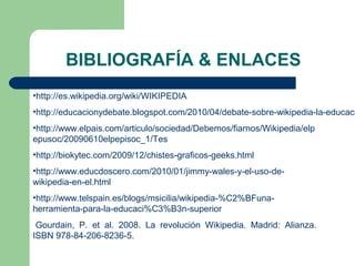 Sociedad tecnología y educación (wikipedia) | PPT