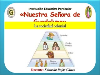 Docente: Katiuska Rojas Chuco