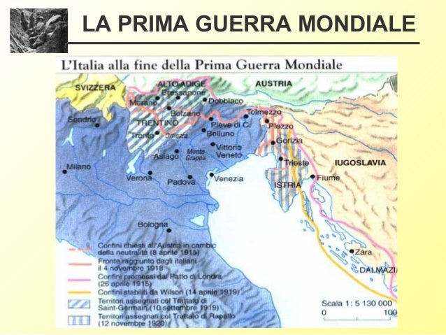Confini Italiani Prima Della Prima Guerra Mondiale