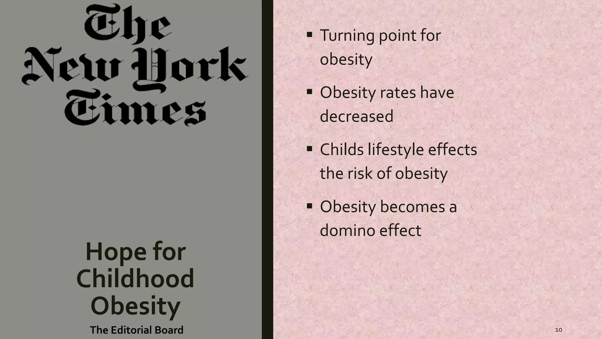 Societal Stigma on childhood obesity | PPTX