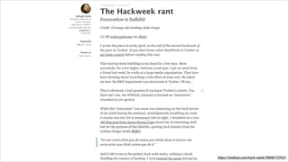https://medium.com/hack-week/799481737b31
 