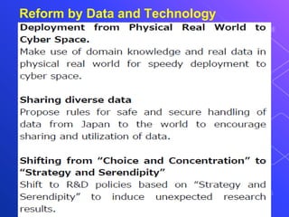 Reform by Data and Technology
 