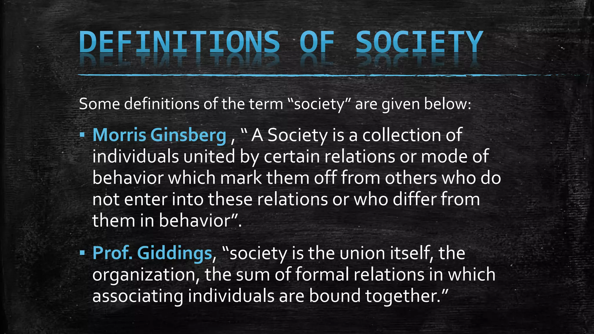 SOCIETY | PPTX