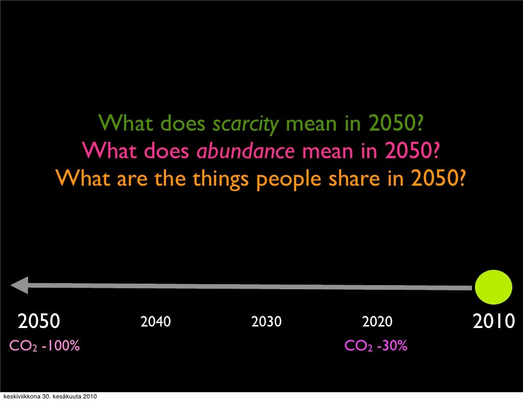 What Does Scarcity Mean In