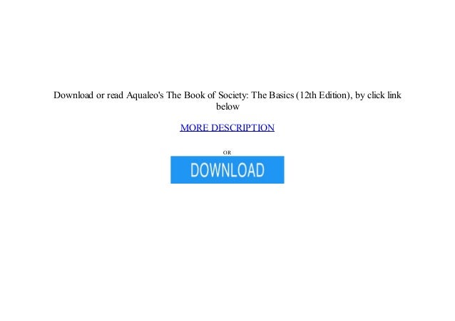 society the basics macionis 13th edition pdf download