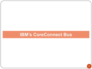 IBM’s CoreConnect Bus
37
 