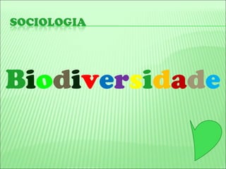 B i o d i v e r s i d a d e 