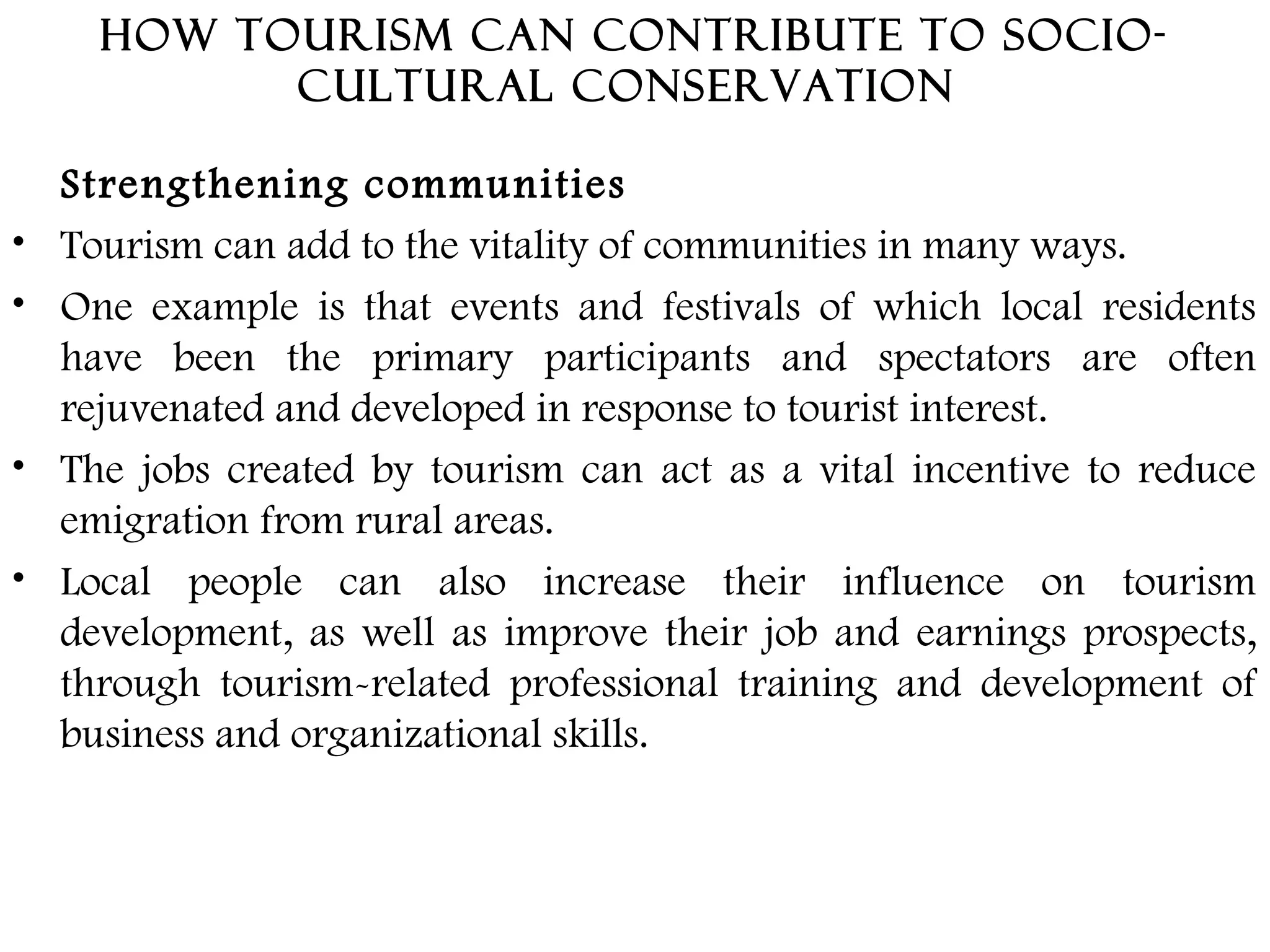 SOCIO CULTURAL IMPACTS OF TOURISM PPT socio-cultural-impacts-of-tourism-ppt