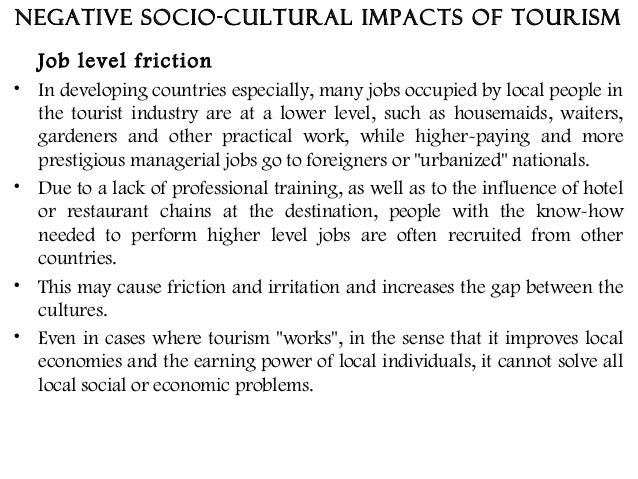 What are some of the positive and negative impacts of tourism?