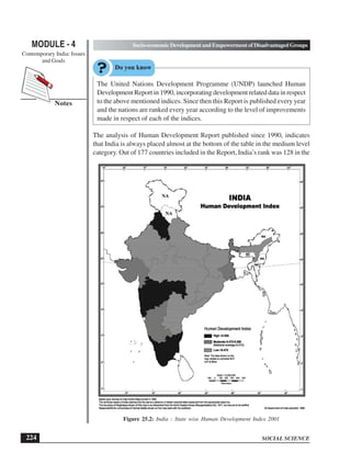 Socio economic development in india | PDF
