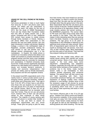 Socio economic empowerment of rural women through icts | PDF