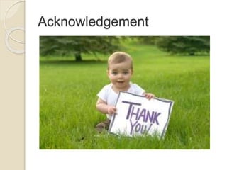 Acknowledgement
 
