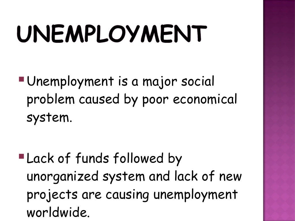 Socio economic problems presentation