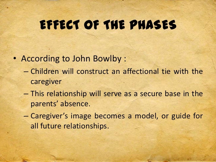 socio emotional development attachment bowlby phases of attachment