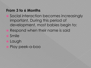 Socio emotional development of infants and toddlers | PPTX