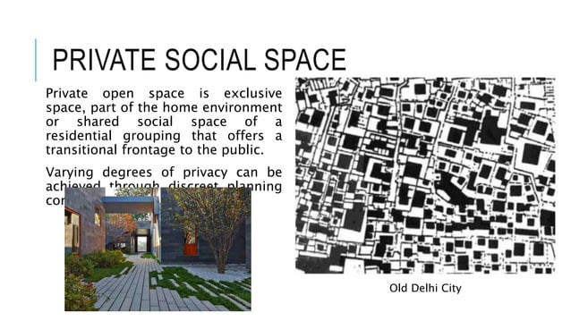 Socio spatial patterning in urban design | PPTX