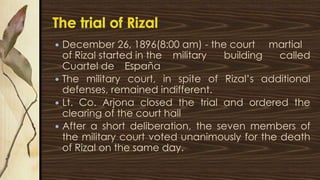 Arresting Rizal Socio5 14 arrest and trial of rizal | PPTX