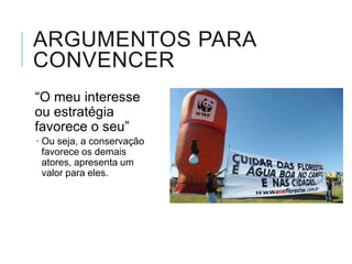 QUEM PRESTA SERVIÇOS SÃO
PESSOAS
A Natureza não presta serviços: ela apenas é
Seres humanos podem atribuir funções à Natureza
Seres humanos podem prestar serviços de gestão,
manutenção, restauração da natureza
 