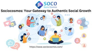 Sociocosmos: Your Gateway to Authentic Social Growth
https://www.sociocosmos.com/
 