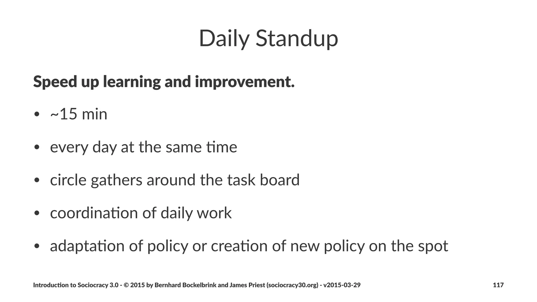 Flow%of%Value%(end.to.end)
Introduc)on*to*Sociocracy*3.0*2*©*2015,*2016*by*Bernhard*Bockelbrink*and*James*Priest*(sociocracy30.org)*2*v2016201229 117
 