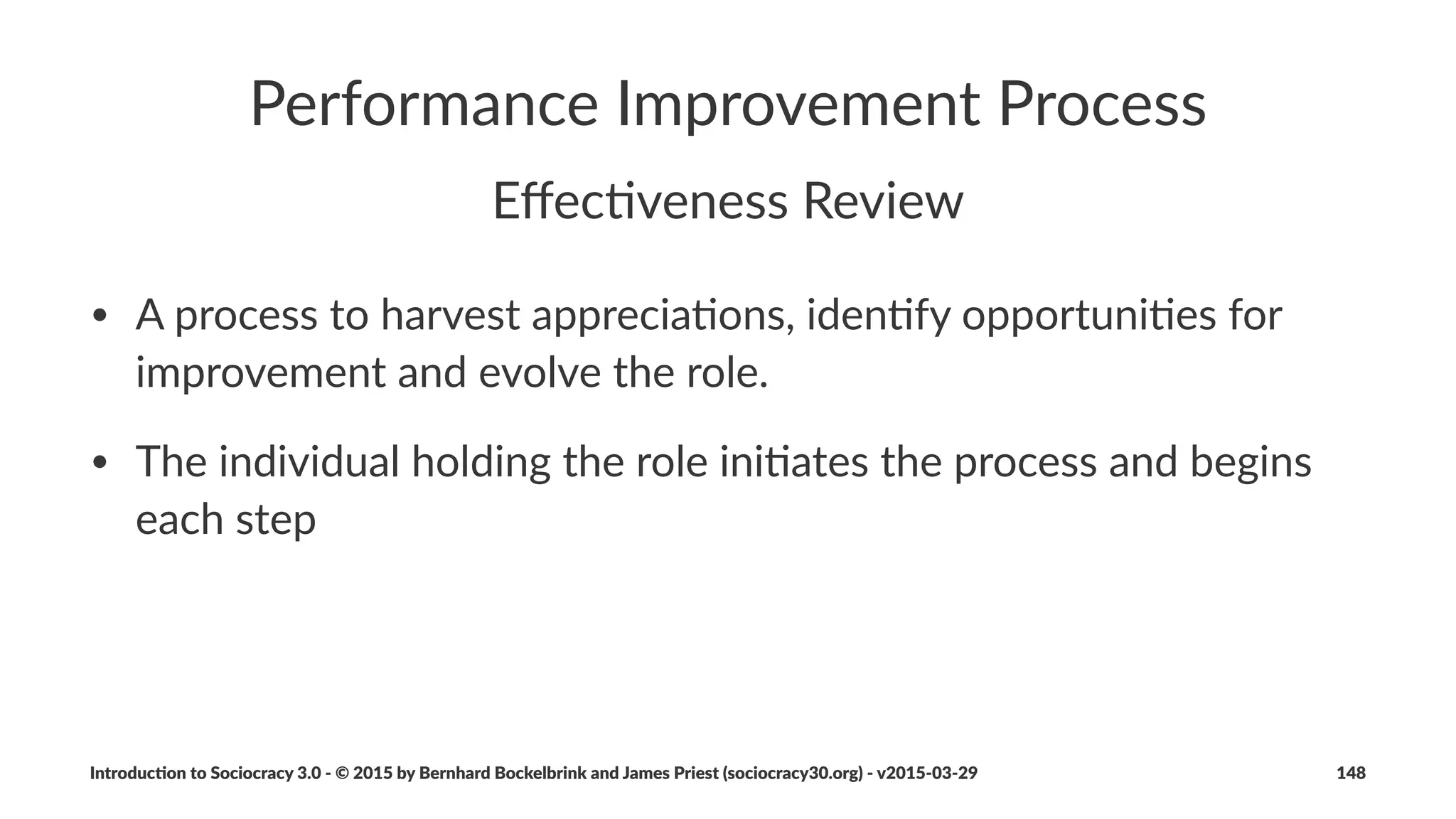 Circle'Structure
• Circles)already)exist)in)every)organiza4on
• Look)at)people)gathered)around)delivering)products)or)
services
• People)may)hold)roles)in)more)than)one)circle
Introduc)on*to*Sociocracy*3.0*2*©*2015,*2016*by*Bernhard*Bockelbrink*and*James*Priest*(sociocracy30.org)*2*v2016201229 148
 