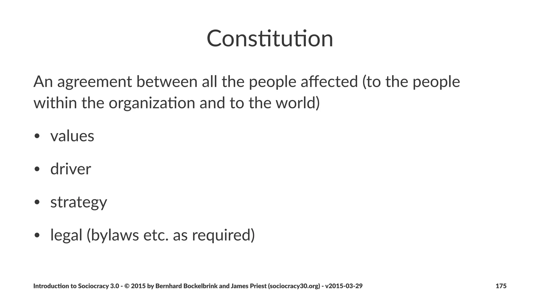 Introduc)on*to*Sociocracy*3.0*2*©*2015,*2016*by*Bernhard*Bockelbrink*and*James*Priest*(sociocracy30.org)*2*v2016201229 175
 