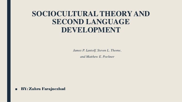 Sociocultural Theory And Second Language Learning Ppt 2025