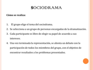 Sociodrama | PPTX