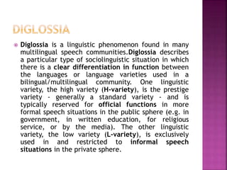Sociolinguistics_April 15th, 2019 | PPTX