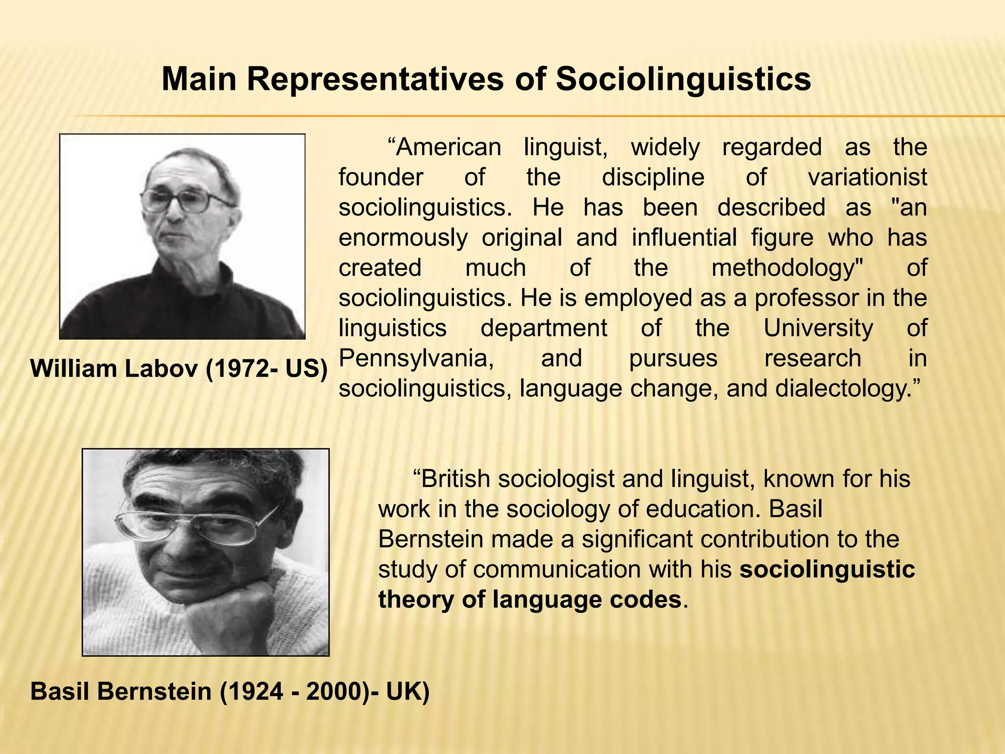 Sociolinguistics | PPTX