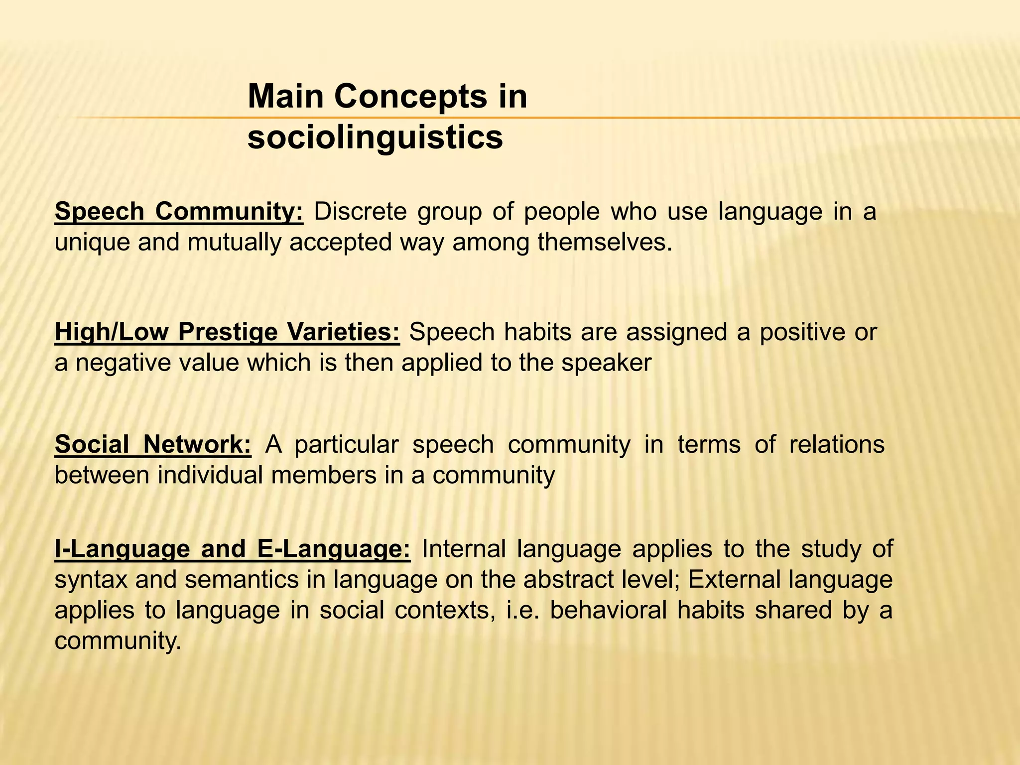 Sociolinguistics | PPTX