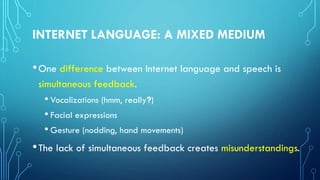 Sociolinguistics - Internet Linguistics | PPT