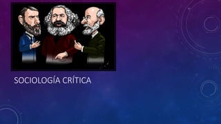 SOCIOLOGÍA CRÍTICA
 