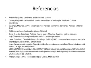 Sociología política 2da clase | PPTX