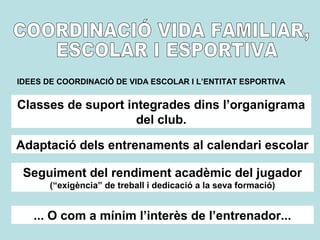 EENNTTRREENNAANNTT 
PPAARREESS II MMAARREESS 
 