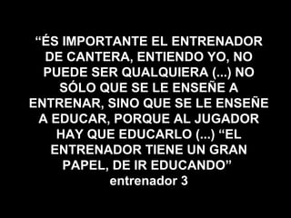 TÈCNICA Desenvolupar els fonaments bàsics, especialment 
el tir en situacions bàsiques. 
DADES 
ANTROPOM. 
Observar l’envergadura i l’alçada. NO descartar 
per el físic, valorar altres aspectes. 
PSICOLOGIA 
COL·LECTI 
Crear un entorn agradable en l’entrenament. 
 