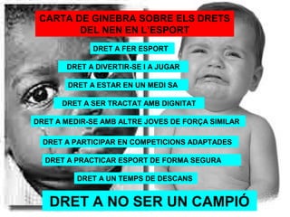 “...El problema está ahí, en el ámbito de la formación. A 
los diez años uno ya posee las cualidades, pero 
existen varias maneras de avanzar. Tomemos por 
ejemplo, los cuatro centrocampistas de mi época: 
Giresse salió con 26 años, Tigana era cartero a los 18, 
Fernández se nacionalizó con 20 años, y a mí me 
rechazaron en un club por insuficiencia respiratoria. 
Así, pues, suprimamos esos centros de formación 
donde meten a niños de 14 años para que se piquen 
con el vecino, y con lo que solo se consigue jugadores 
agotados en vez de lozanos, a los 21 años, y ya 
destrozados a los 23 o 24. Estoy a favor de los centros 
de formación, pero a partir de los 17 años. Yo tengo un 
hijo...y no lo metería nunca en un centro de formación 
antes de los 16 años y medio o 17. Debería estar 
prohibido”. Michel Platini 
 