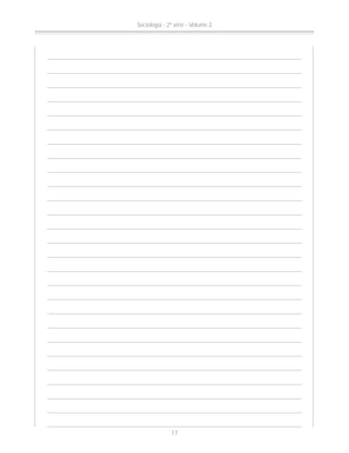 Sociologia - 2ª série - Volume 2
17
 