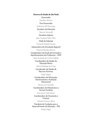A–anos
C–diasdasemana
B–meses
Exemplo:
Emquediadasemanacaiuodia13demarçode1913?
Foinumaquinta-feira.Como?Explicação:procurenatabelaAoanode1913esiganamesma
linhaàdireita,parandonomêsdemarçonatabelaB.Aonúmeroencontrado(nestecaso6),
adicioneonúmerododiaemquestão(13)eteráoresultado19;verificandonatabelaC,dará
quinta-feira.
CAlEndárioPErmAnEntE1901-2092
janeirofevereiromarçoabrilmaiojunhojulhoagostosetembrooutubronovembrodezembro
400351362402
511462403513
622503514624
034025036146
255136140250
366240251361
400351362402
512503514624
033614625035
144025036146
255136140250
360351362402
511462403513
622503514624
033614625035
145136140250
366240251361
400351362402
511462403513
623614625035
144025036146
255136140250
366240251361
401462403513
622503514624
033614625035
144025036146
256240251361
1901–20002001–2092
255381093765
265482103866
275583113967
285684124068
01295785134169
02305886144270
03315987154371
04326088164472
05336189174573
06346290184674
07356391194775
08366492204876
09376593214977
10386694225078
11396795235179
12406896245280
13416997255381
14427098265482
15437199275583
16447200285684
17457301295785
18467402305886
19477503315987
20487604326088
21497705336189
22507806346290
23517907356391
24528008366492
DSTQQSS
1234567
891011121314
15161718192021
22232425262728
29303132333435
36
Linguagens, Códigos e suas Tecnologias
Arte: Gisa Picosque, Mirian Celeste Martins,
Geraldo de Oliveira Suzigan, Jéssica Mami
Makino e Sayonara Pereira
Educação Física: Adalberto dos Santos Souza,
Carla de Meira Leite, Renata Elsa Stark e Sérgio
Roberto Silveira
LEM – Inglês: Adriana Ranelli Weigel Borges,
Alzira da Silva Shimoura, Lívia de Araújo
Donnini Rodrigues, Priscila Mayumi Hayama e
Sueli Salles Fidalgo
Língua Portuguesa: Alice Vieira, Débora Mallet
Pezarim de Angelo, Eliane Aparecida de Aguiar,
José Luís Marques López Landeira e João
Henrique Nogueira Mateos
Matemática e suas Tecnologias
Matemática: Nílson José Machado, Carlos
Eduardo de Souza Campos Granja, José Luiz
Pastore Mello, Roberto Perides Moisés, Rogério
Ferreira da Fonseca, Ruy César Pietropaolo e
Walter Spinelli
Caderno do Gestor
Lino de Macedo, Maria Eliza Fini e Zuleika de
Felice Murrie
Equipe de Produção
Coordenação Executiva: Beatriz Scavazza
Assessores: Alex Barros, Beatriz Blay, Carla Cristina
Reinaldo Gimenes de Sena, Eliane Yambanis,
Heloisa Amaral Dias de Oliveira, Ivani Martins
Gualda, José Carlos Augusto, Luiza Christov,
Maria Eloisa Pires Tavares, Paulo Eduardo Mendes,
Paulo Roberto da Cunha, Ruy César Pietropaolo e
Solange Wagner Locatelli
Equipe Editorial
Coordenação Executiva: Angela Sprenger
Assessores: Denise Blanes e Luis Márcio Barbosa
Projeto Editorial: Zuleika de Felice Murrie
Edição e Produção Editorial: Conexão Editorial,
Jairo Souza Design e Occy Design
(projeto gráfico)
APOIO
FDE – Fundação para o Desenvolvimento
da Educação
CTP, Impressão e Acabamento
Gráfica e Editora Posigraf S.A.
Nos Cadernos do Programa São Paulo faz escola são indicados sites para o aprofundamento de conhecimentos, como fonte de consulta
dos conteúdos apresentados e como referências bibliográficas.Todos esses endereços eletrônicos foram checados. No entanto, como a
internet é um meio dinâmico e sujeito a mudanças, a Secretaria da Educação do Estado de São Paulo não garante que os sites indicados
permaneçam acessíveis ou inalterados.
Coordenação do Desenvolvimento dos
Conteúdos Programáticos, dos Cadernos
dos Professores e dos Cadernos dos Alunos
Ghisleine Trigo Silveira
AUTORES
Ciências Humanas e suas Tecnologias
Filosofia: Paulo Miceli, Luiza Christov,
Adilton Luís Martins e Renê José Trentin Silveira
Geografia: Angela Corrêa da Silva, Jaime
Tadeu Oliva, Raul Borges Guimarães, Regina
Araujo e Sérgio Adas
História: Paulo Miceli, Diego López Silva,
Glaydson José da Silva, Mônica Lungov Bugelli
e Raquel dos Santos Funari
Sociologia: Heloisa Helena Teixeira de
Souza Martins, Marcelo Santos Masset
Lacombe, Melissa de Mattos Pimenta e Stella
Christina Schrijnemaekers
Ciências da Natureza e suas Tecnologias
Biologia: Ghisleine Trigo Silveira, Fabíola
Bovo Mendonça, Felipe Bandoni de Oliveira,
Lucilene Aparecida Esperante Limp, Maria
Augusta Querubim Rodrigues Pereira, Olga
Aguilar Santana, Paulo Roberto da Cunha,
Rodrigo Venturoso Mendes da Silveira e
Solange Soares de Camargo
Ciências: Ghisleine Trigo Silveira, Cristina
Leite, João Carlos Miguel Tomaz Micheletti
Neto, Julio Cézar Foschini Lisbôa, Lucilene
Aparecida Esperante Limp, Maíra Batistoni
e Silva, Maria Augusta Querubim Rodrigues
Pereira, Paulo Rogério Miranda Correia,
Renata Alves Ribeiro, Ricardo Rechi Aguiar,
Rosana dos Santos Jordão, Simone Jaconetti
Ydi e Yassuko Hosoume
Física: Luis Carlos de Menezes, Estevam
Rouxinol, Guilherme Brockington, Ivã Gurgel,
Luís Paulo de Carvalho Piassi, Marcelo de
Carvalho Bonetti, Maurício Pietrocola Pinto de
Oliveira, Maxwell Roger da Purificação Siqueira,
Sonia Salem e Yassuko Hosoume
Química: Maria Eunice Ribeiro Marcondes,
Denilse Morais Zambom, Fabio Luiz de Souza,
Hebe Ribeiro da Cruz Peixoto, Isis Valença de Sousa
Santos, Luciane Hiromi Akahoshi, Maria Fernanda
Penteado Lamas e Yvone Mussa Esperidião
Governador
Geraldo Alckmin
Vice-Governador
Guilherme Afif Domingos
Secretaria da Educação do Estado
de São Paulo
Coordenadoria de Estudos e Normas
Pedagógicas
Coordenadoria de Ensino da Região
Metropolitana da Grande São Paulo
Coordenadoria de Ensino do Interior
Escola de Formação e Aperfeiçoamento
dos Professores do Estado de São Paulo
Fundação para o Desenvolvimento
da Educação
EXECUÇÃO
Coordenação Geral
Maria Inês Fini
Concepção
Guiomar Namo de Mello
Lino de Macedo
Luis Carlos de Menezes
Maria Inês Fini
Ruy Berger (em memória)
GESTÃO
Fundação Carlos Alberto Vanzolini
Presidente da Diretoria Executiva:
Antonio Rafael Namur Muscat
Diretor de Gestão de Tecnologias
aplicadas à Educação:
Guilherme Ary Plonski
Coordenadoras Executivas de Projetos:
Beatriz Scavazza e Angela Sprenger
COORDENAÇÃO TÉCNICA
CENP – Coordenadoria de Estudos e Normas
Pedagógicas
A Secretaria da Educação do Estado de São Paulo autoriza a reprodução do conteúdo do material de sua titularidade pelas demais
secretarias de educação do país, desde que mantida a integridade da obra e dos créditos, ressaltando que direitos autorais protegidos*
deverão ser diretamente negociados com seus próprios titulares, sob pena de infração aos artigos da Lei nº- 9.610/98.
* Constituem “direitos autorais protegidos” todas e quaisquer obras de terceiros reproduzidas no material da SEE-SP que não estejam
em domínio público nos termos do artigo 41 da Lei de Direitos Autorais.
Governo do Estado de São Paulo
Governador
Geraldo Alckmin
Vice-Governador
Guilherme Afif Domingos
Secretário da Educação
Herman Voorwald
Secretário-Adjunto
João Cardoso Palma Filho
Chefe de Gabinete
Fernando Padula Novaes
Subsecretária de Articulação Regional
Rosania Morales Morroni
Coordenadora da Escola de Formação e
Aperfeiçoamento dos Professores – EFAP
Silvia Andrade da Cunha Galletta
Coordenadora de Gestão da
Educação Básica
Maria Elizabete da Costa
Coordenador de Gestão de
Recursos Humanos
Jorge Sagae
Coordenadora de Informação,
Monitoramento e Avaliação
Educacional
Maria Lucia Guardia
Coordenadora de Infraestrutura e
Serviços Escolares
Ana Leonor Sala Alonso
Coordenadora de Orçamento e
Finanças
Claudia Chiaroni Afuso
Presidente da Fundação para o
Desenvolvimento da Educação – FDE
Barjas Negri
2º_3º_CAPA ALUNO_V2.indd 1 23/04/13 08:43
 