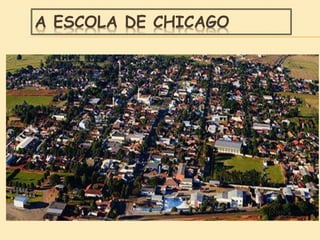 A ESCOLA DE CHICAGO
 